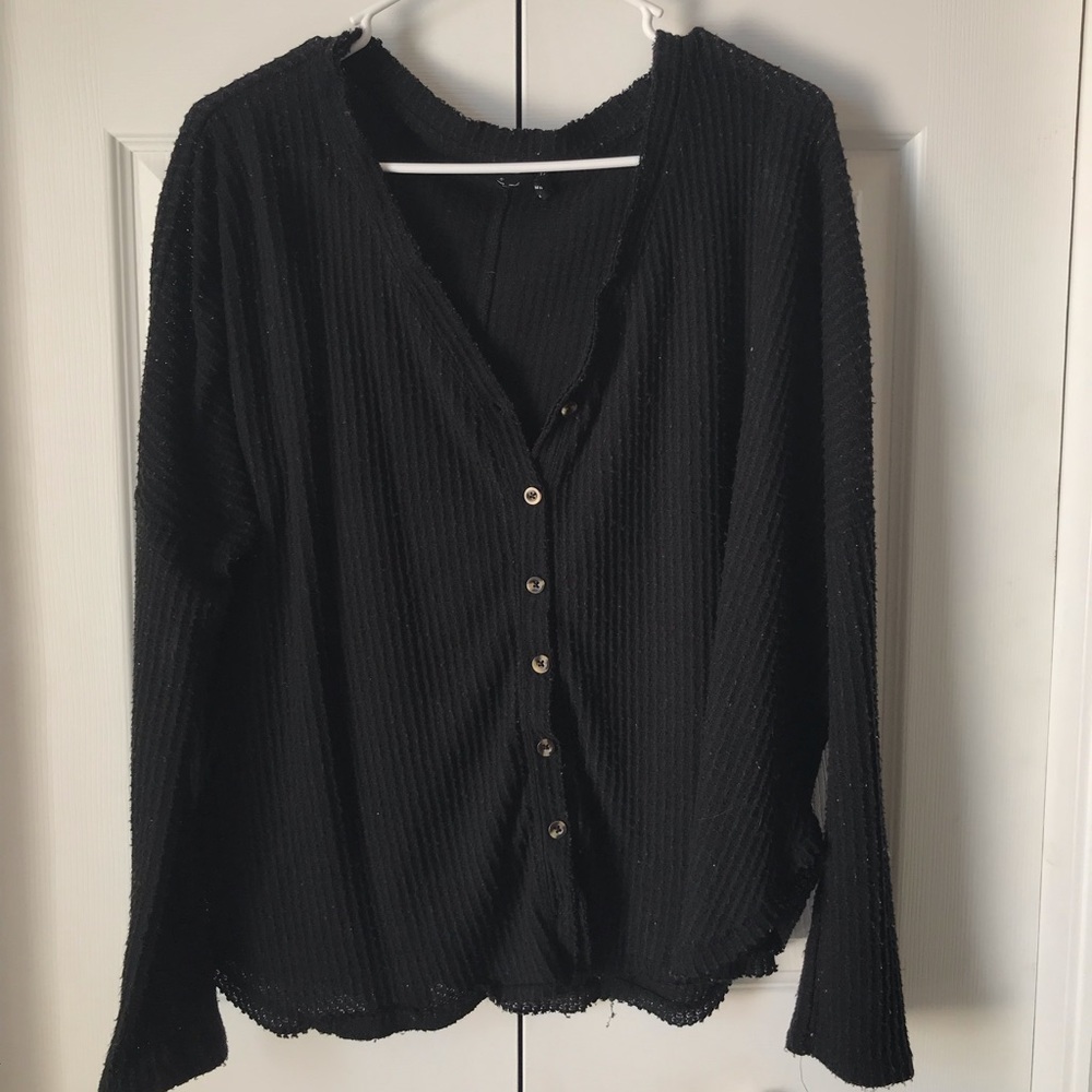 Out from Under Joni oversized thermal top